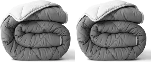 Vista 9 de ViscoSoft Twin/Twin XL Reversible Comforter - Down Alternative Duvet Insert All Season Cooling Lightweight Reversible Quilted Blanket - OEKO-TEX