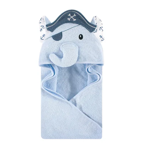 Vista 13 de Hudson Baby Toalla con capucha unisex de algodón con cara de animal para bebé, cocodrilo, talla única
