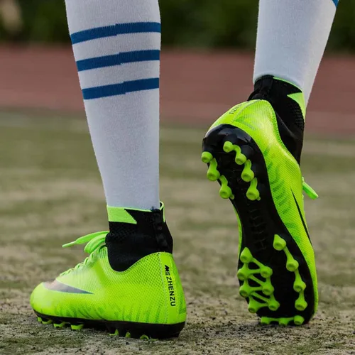 Vista 6 de HESBITEUL Zapatos deportivos para hombre, para interiores y exteriores, cómodos, de fútbol, para estudiantes, de alta potencia de agarre