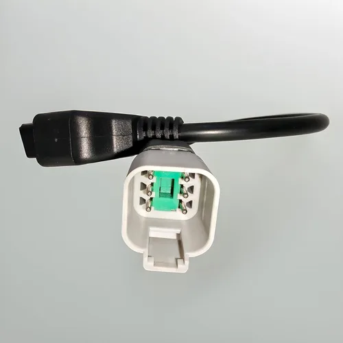 Vista 7 de Cable adaptador OBD2 de 6 pines a 16 pines para BRP y CAN-AM, conector de herramienta de diagnóstico para motocicletas, compatible con CAN-AM