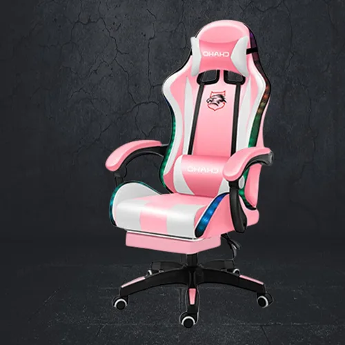 Vista 11 de KEUVEN Silla de juegos con reposapiés, silla de jugador para adultos, silla de juegos de capacidad de 200 libras, sillas