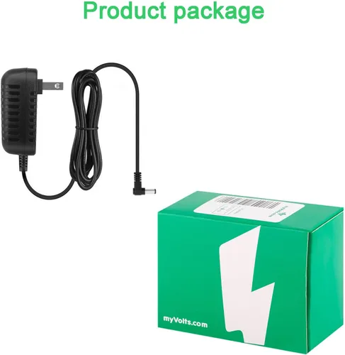 Vista 7 de MyVolts 9V Power Supply Adaptor Compatible with Casio CTK-451 Keyboard - US Plug - with Extension and Inline Switch