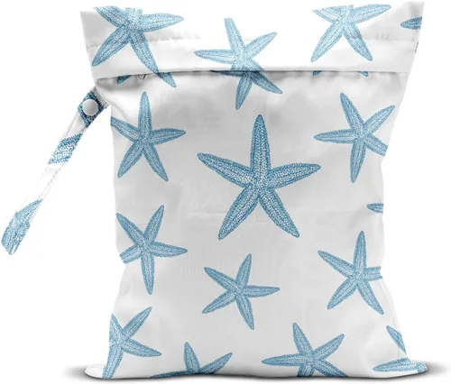Vista 7 de Bolsa impermeable para traje de baño, bolsa húmeda y seca para playa y viaje, con cierre oculto, reutilizable para bebé, para trajes de baño Tortuga