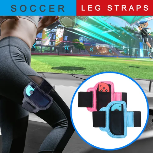 Vista 5 de Uxilep Switch Sports Accessories Bundle,10 in 1 Family Accessories Kit for Nintendo Switch Sports Games 2022Soccer Leg Straps,Mario Golf Clubs,Just