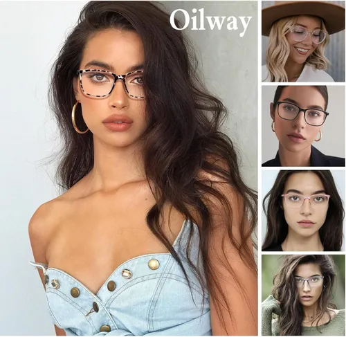Vista 2 de Oilway - Paquete de 3 lentes de bloqueo de luz azul para hombres y mujeres, para computadora, lectura, juegos, televisión, teléfonos, antifatiga