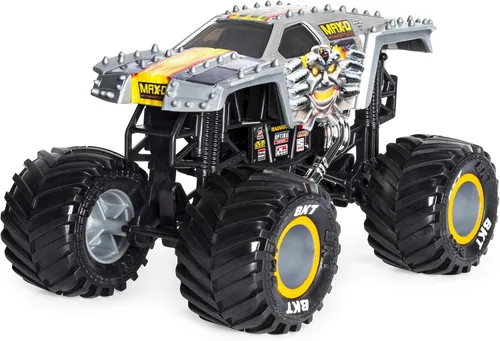 Vista 2 de Monster Jam Oficial - Camión monstruo Max D, vehículo fundido a presión, escala 1:24