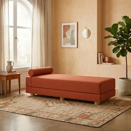 Vista 13 de Jaxx Alon Daybed - Tumbona plegable con colchón de espuma viscoelástica de primera calidad, tamaño Queen, fabricado en los Estados Unidos