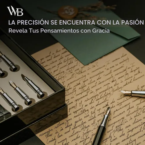Vista 8 de Wordsworth & Black Luxury Calligraphy Pen Set for Writing, 6 Nibs,All Black Todo negro