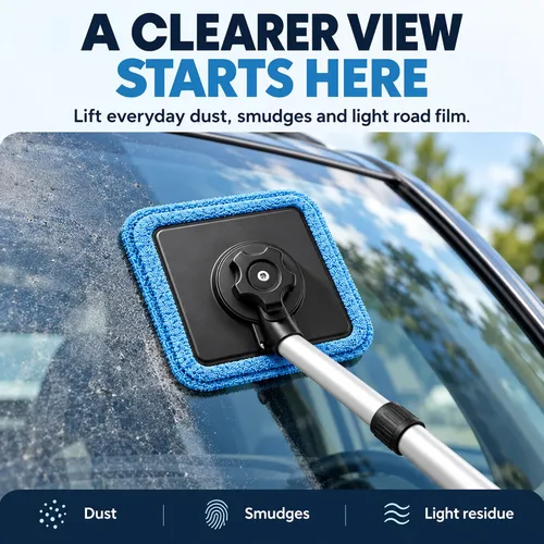Vista 3 de Limpiador magnético dual del parabrisas del coche, limpiador de cristal
