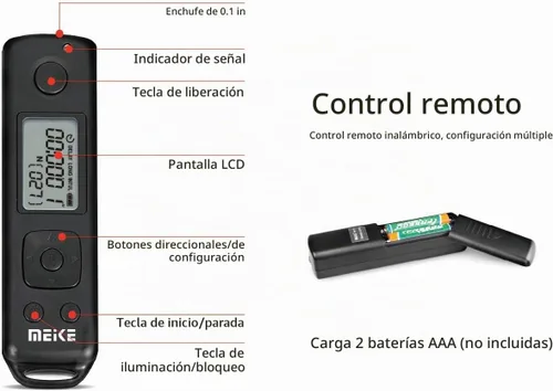 Vista 3 de Meike MK-A7R4 Pro - Empuñadura de batería para Sony A7IV A7R4 A9II A7SM3, control remoto