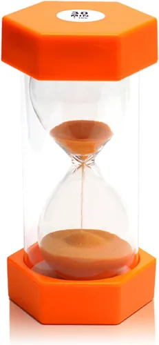 Vista 8 de Temporizador de arena de 10 minutos, temporizador de reloj de arena, reloj de arena para niños, reloj de arena colorido, temporizador de vidrio