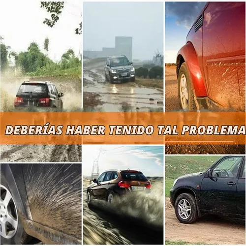 Vista 2 de Guardabarros Universales para Barro que se Adaptan a la Mayoría de SUVs/MPVs, No SUVs de Tamaño Completo - Juego de 4 Piezas de Guardabarros