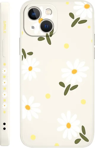 Vista 9 de LEECG Funda para iPhone 13 con diseño de mariposas y flores, diseño de astronauta, funda de teléfono con forro de microfibra suave, funda delgada