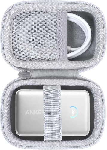 Vista 11 de khanka Anker Nano Cargador portátil, 10,000mAh 45W Max Compact Power Bank Case, carcasa de viaje dura compatible con Anker Nano 45W 10000mAh Power