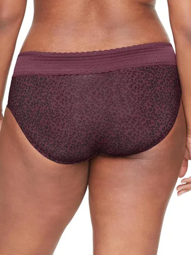 Vista 2 de Warner's Hipster de microfibra de encaje para mujer, sin pellizcos, sin problemas, sin problemas, 5609j