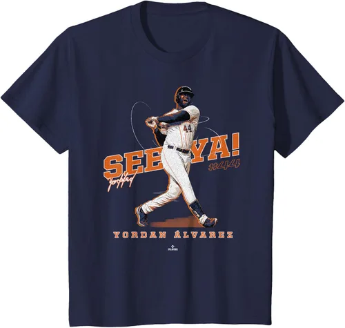 Vista 19 de See Ya! Camiseta Yordan Alvarez Houston MLBPA, Negro