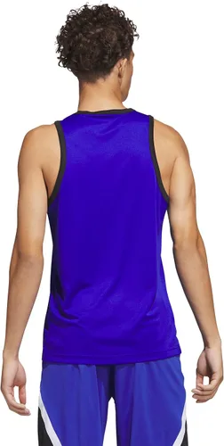 Vista 4 de adidas Camiseta sin mangas de 3 rayas para hombre
