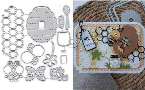 Vista 4 de DzIxY Lindos troqueles de corte de metal de pingüino para hacer tarjetas, juegos de troqueles de papel para grabar, álbum, plantillas para álbumes