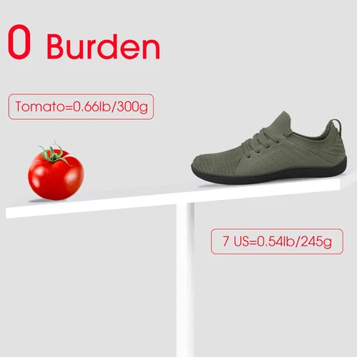 Vista 5 de relxfeet - Zapatos minimalistas para hombre, zapatos barefoot, zapatos de entrenamiento cruzado, zapatos de caminata de punta ancha, tenis