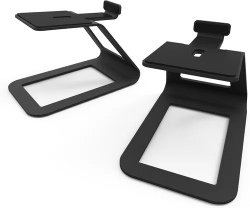 Vista 11 de Kanto SE2 Soportes elevados para altavoces de escritorio para altavoces pequeños - 2 unidades (negro)