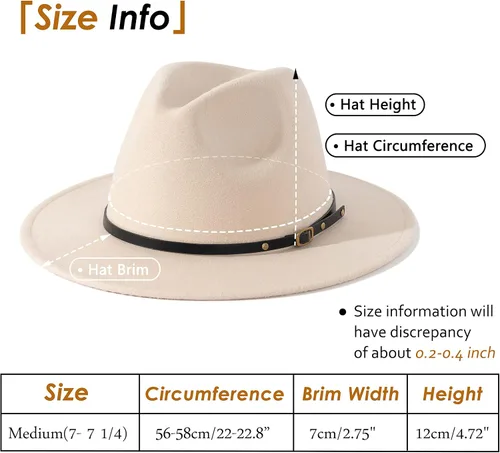 Vista 85 de Lisianthus - Sombrero con cinta con hebilla de ajuste, para mujer, modelo Fedora