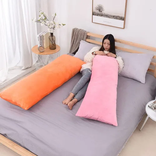 Vista 7 de TAOSON Cozy Luxury - Funda de almohada larga suave de 20 x 54 pulgadas, funda de almohada de terciopelo con cremallera, funda de cojín