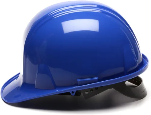 Vista 3 de Pyramex Safety SL Series Cap Style Hard Hat, 4-Point Snap Lock Suspension Azul