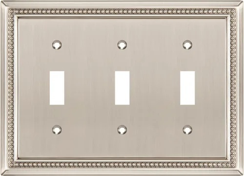 Vista 70 de Henne Bery Sunken Pearls Placa de Pared Decorativa de Servicio Pesado Placa de Interruptor Cubierta de Tomacorriente
