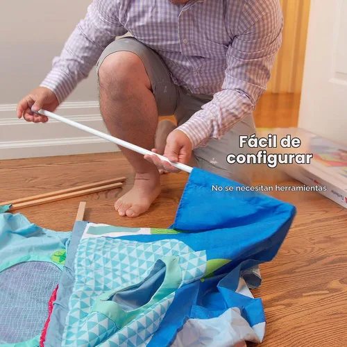Vista 3 de HABA Teatro de Marionetas de Puerta - Ahorrador de Espacio con Varilla Ajustable: Ideal para Juego de Simulación, Marionetas de Mano, Actividades