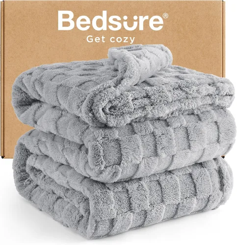 Vista 51 de Bedsure GentleSoft - Manta verde salvia para sofá, manta de forro polar a cuadros, regalos de Navidad para mujeres, hombres y niñas, bonita manta