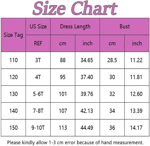 Vista 6 de Kidswant Girls Princess Dress up Costume Cosplay Fancy Party Luxury Dress with Accessories 2-12 T