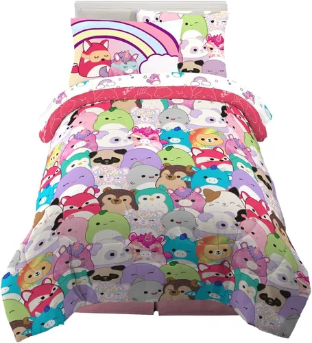 Vista 22 de Franco - Juego de edredón y sábanas para niños de microfibra supersuave con funda, 5 piezas, tamaño individual, LOL Surprise