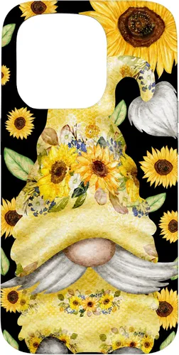 Vista 14 de Sunflower Gnome for Summer Garden Mom Cute Floral Pattern Case for iPhone 17