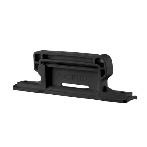 Vista 2 de Aislador de cinta de poste de 25 piezas, aislante eléctrico de sujeción de alambre para cerca, accesorios de esgrima, negro High-Tensile Wire