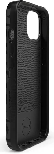 Vista 7 de Casely Funda para iPhone 14 Plus Compatible con MagSafe Into The Wild Funda para teléfono con diseño de leopardo negro