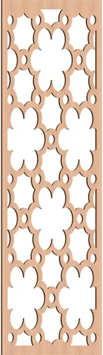 Vista 13 de 9 3/8"W x 24 3/8"H x 1/4"T Southgate Decorativos Paneles De Pared De Madera Calado, Abedul