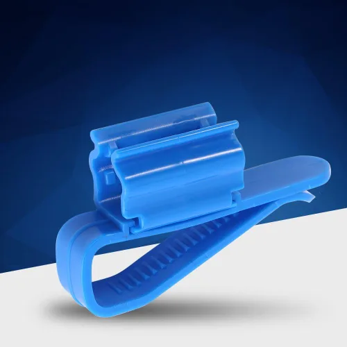 Vista 6 de 2 unids Clip ajustable diseño de plástico azul multifuncional tubería de agua Clip de fijación clip de montaje de peces ajustable Clip de montaje