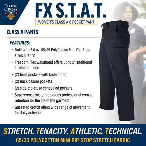 Vista 2 de Flying Cross Women's Fx Stat Ladies Class a T-21 Pkt Pant
