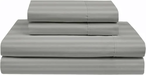Vista 15 de Rajlinen Juego de sábanas de algodón Giza de tamaño individual, 100% algodón egipcio Giza certificado, juego de sábanas de lujo de 4 piezas Borgoña