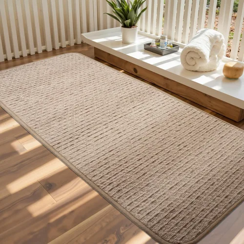 Vista 22 de Alfombra de Baño Fina Antideslizante con Respaldo de Goma de Secado Rápido Súper Absorbente Alfombras de Baño que Caben Debajo de la Puerta