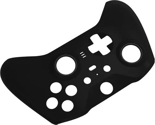 Vista 8 de eXtremeRate Funda negra de agarre suave al tacto, carcasa frontal, kit de repuesto para Xbox One Elite Series 2, Xbox Elite 2 Core Controller