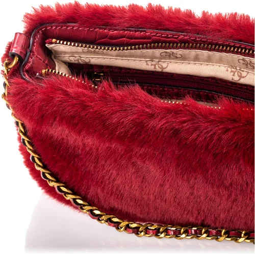 Vista 5 de GUESS Katey Luxe - Bolso de hombro con cremallera superior