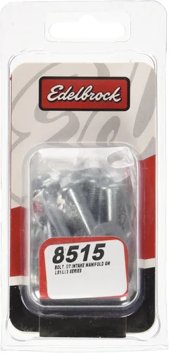 Vista 2 de Edelbrock 8515 Performer Series Kit de perno colector de admisión Chevy LS/LS2 para uso w/PN [7118/2908/28097/7518/7139/7140]