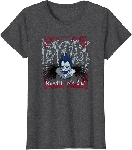 Vista 3 de Death Note Camiseta Ryuk Heavy Metal, Negro, S