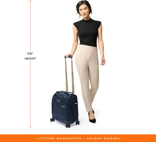Vista 14 de Briggs & Riley Spinner, Azul Marino, 16-inch Baseline Cabin Bag, Cabina giratoria