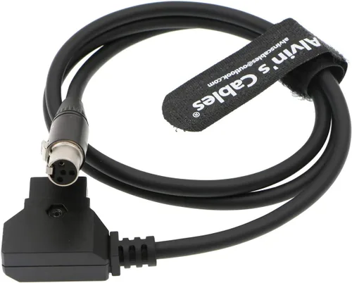 Vista 2 de Alvin's Cables 12V TV Lógica Monitor Cable de alimentación Mini XLR 4 Pin hembra a D Tap para cámaras Monitor