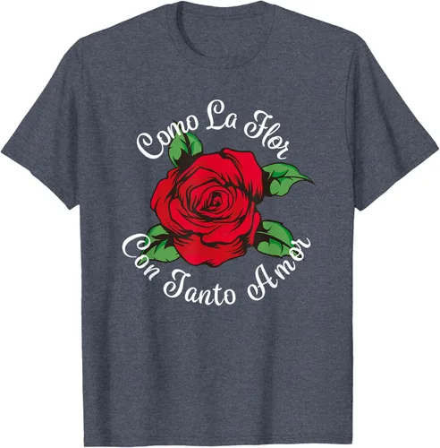 Vista 60 de Como La Flor - Bailar Cumbia - Mexican Rose Fiesta Regalo Camiseta Negro