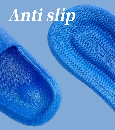 Vista 4 de TEMPRUN Pantuflas para niños y niñas, bonitas sandalias de dibujos animados con puntera abierta, sandalias de ducha compactas, zapatos de playa