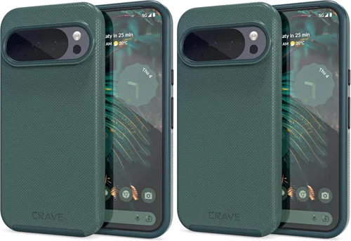 Vista 25 de Crave Funda para Pixel 5, Funda de la Serie de Protección Dual Guard para Google Pixel 5 - Aqua