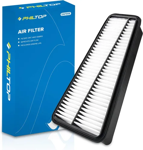 Vista 18 de PHILTOP Filtro de aire de motor CA10165 de repuesto para Honda Civic 2006-2011, L4 1.8L, panel rígido